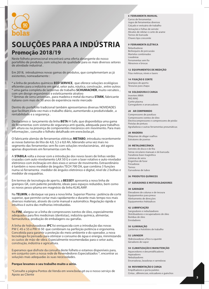 Soluções Indústria 2018/19